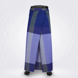 Royal Blue Light Blue Cotton Lungi